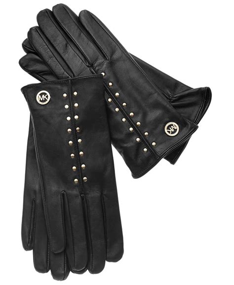 michael kors leather glove sizing|studded leather gloves.